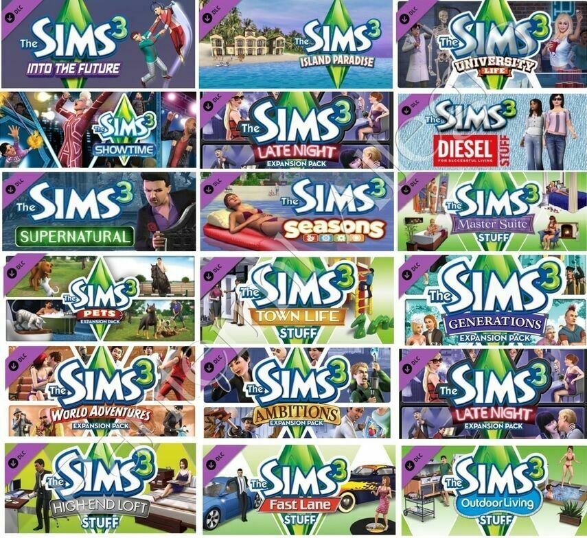 Sims 3 mac download expansion packs download